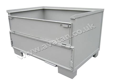 steel pallet box for sale|euro pallet box with lid.